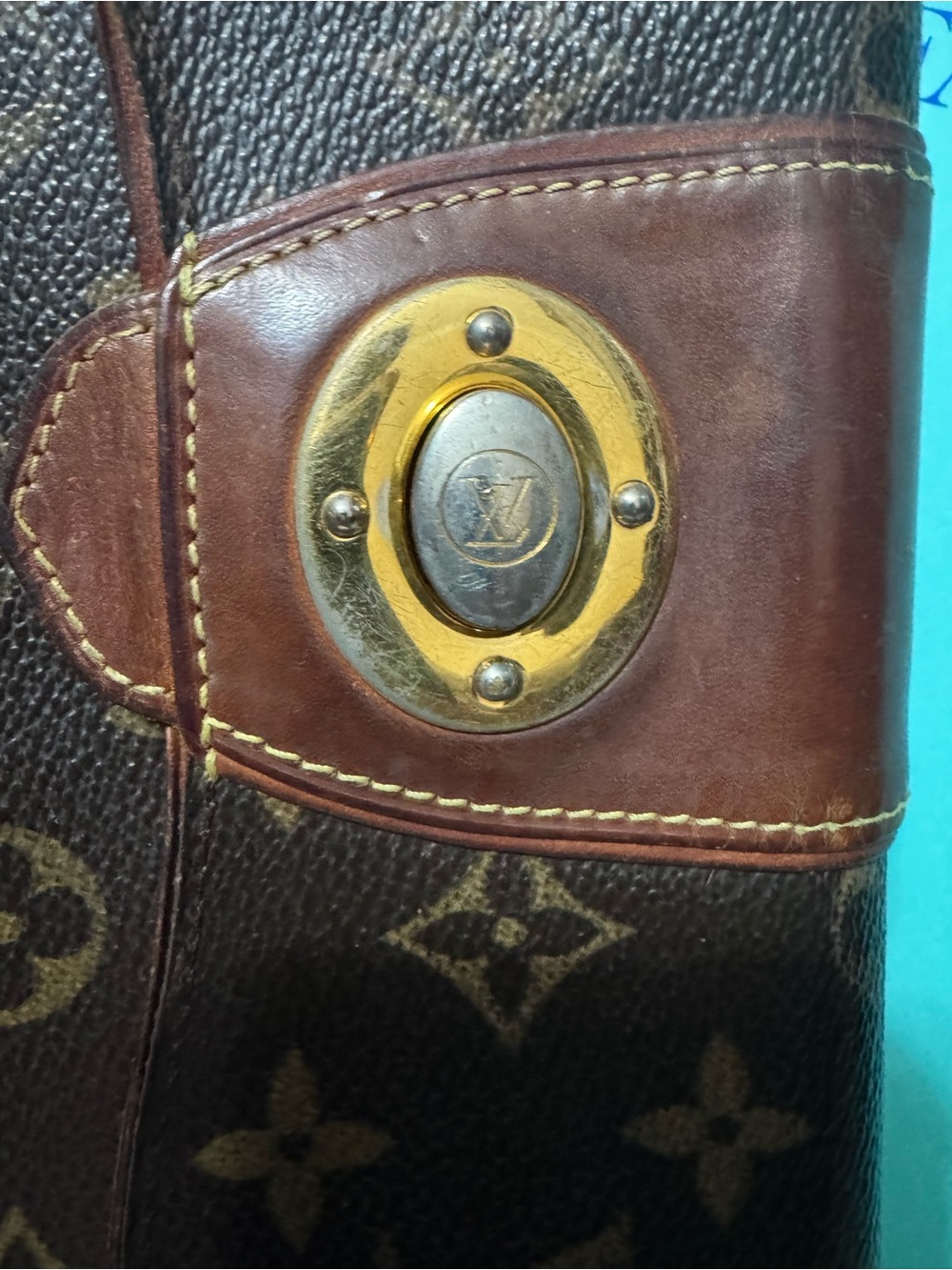 Louis Vuitton Monogram Canvas Wallet Clutch in Brown - Picture 7 of 16